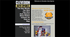Desktop Screenshot of clevedonautospares.co.uk